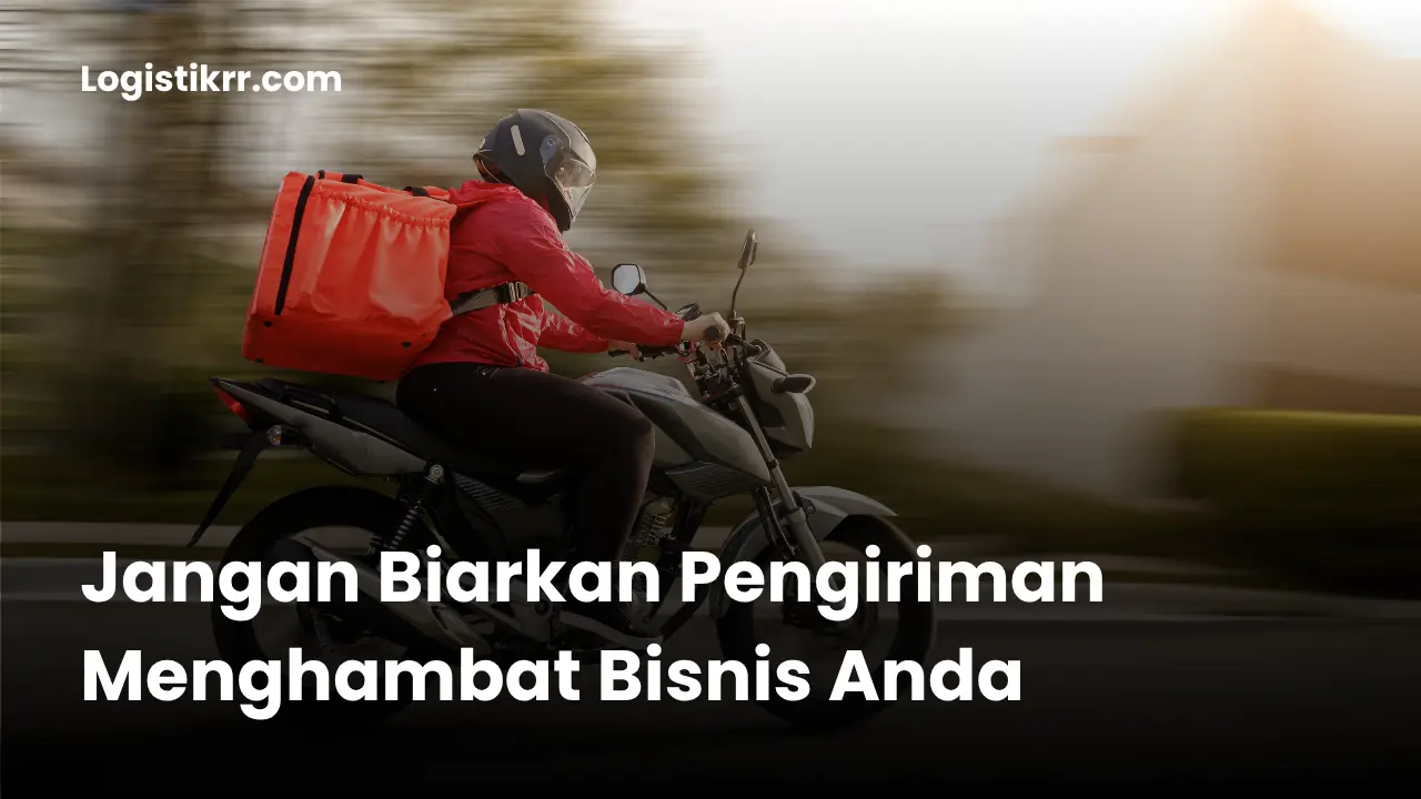 Ilustrasi pengiriman barang yang lancar untuk kelancaran bisnis