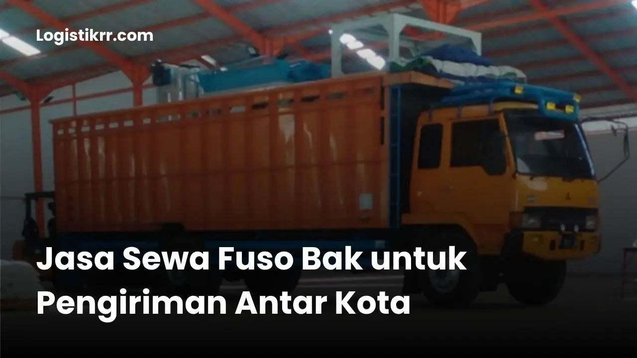 Armada Truk Fuso Bak siap untuk pengiriman antar kota