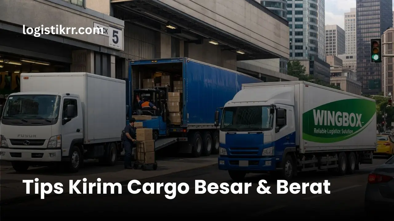 Pengiriman cargo besar dan berat dengan truk khusus