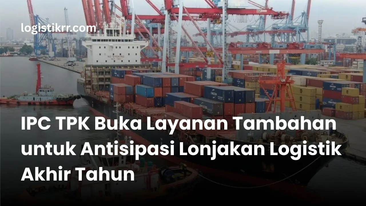 Kapal petikemas MV Hai Yun sandar di Terminal 3 IPC TPK Tanjung Priok