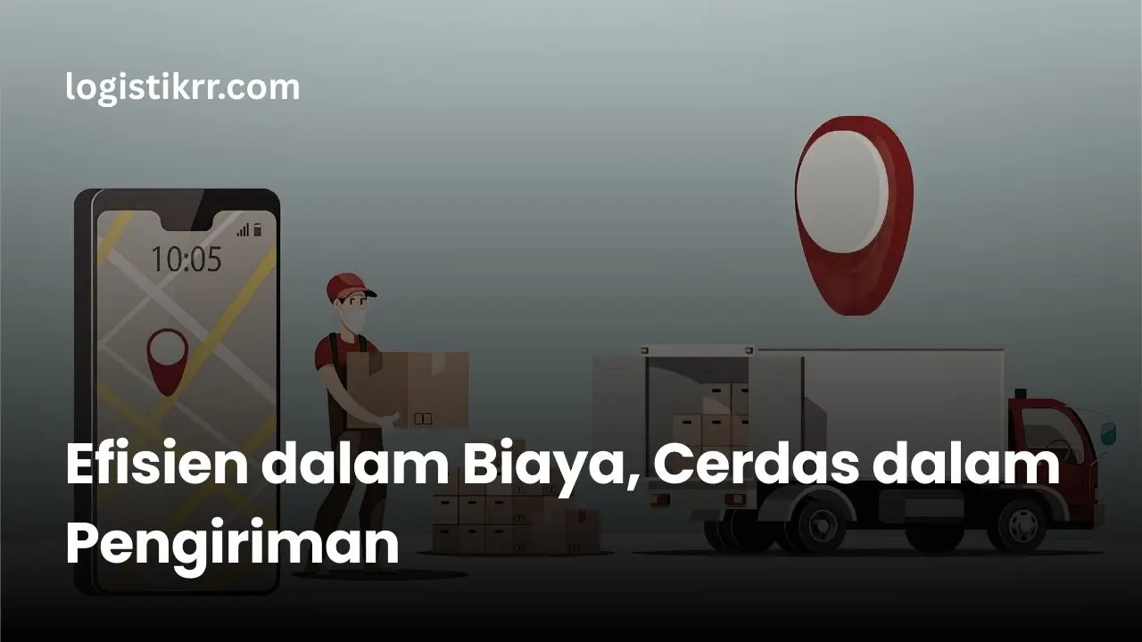 Tim logistik sedang merencanakan rute pengiriman efisien di papan putih