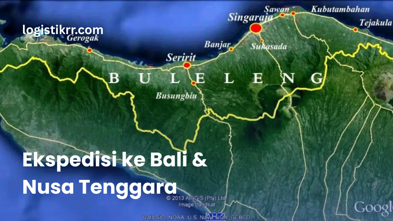 Truk ekspedisi Logistik RR mengirim barang ke Bali dan Nusa Tenggara