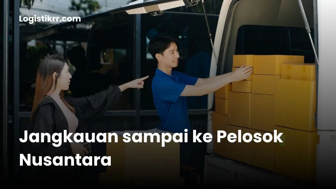 Peta Indonesia dengan jaringan Logistik RR menghubungkan Sabang sampai Merauke