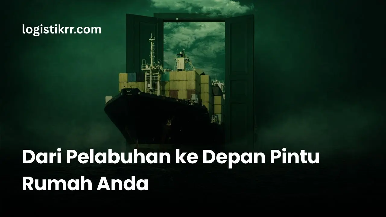 Peta jaringan logistik Logistik RR mencakup seluruh Indonesia