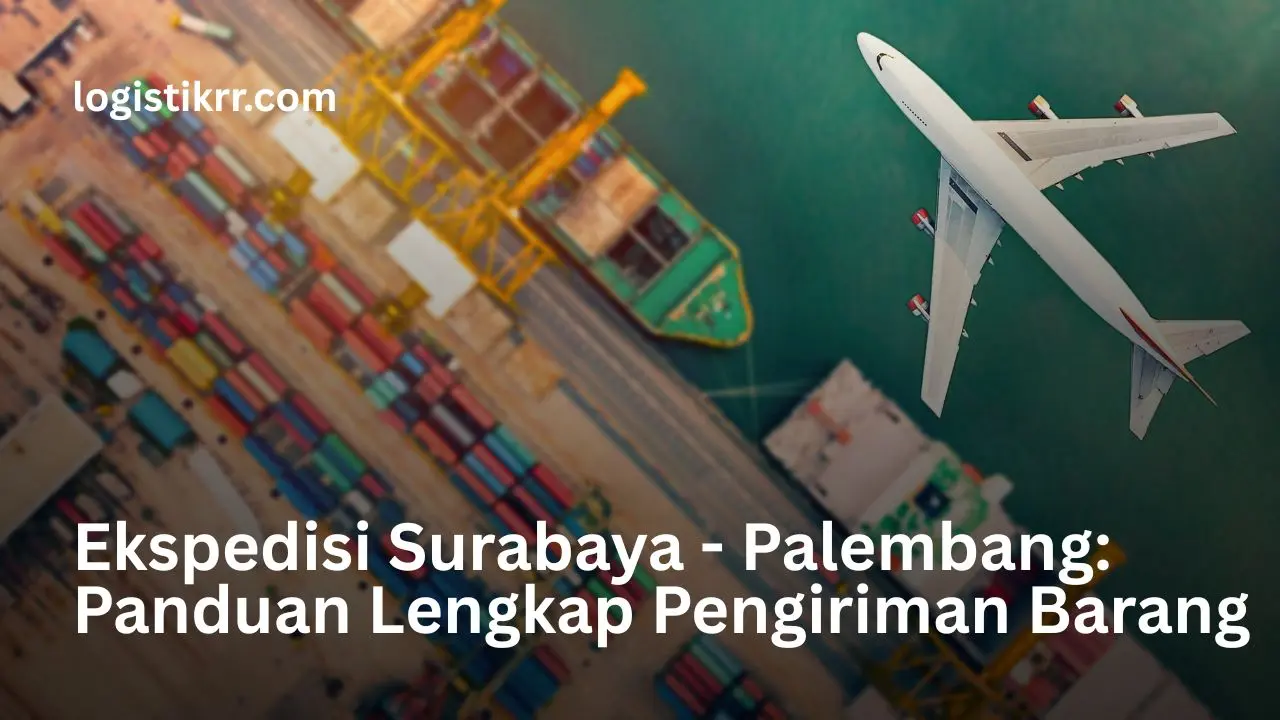 Truk pengiriman barang rute Surabaya - Palembang