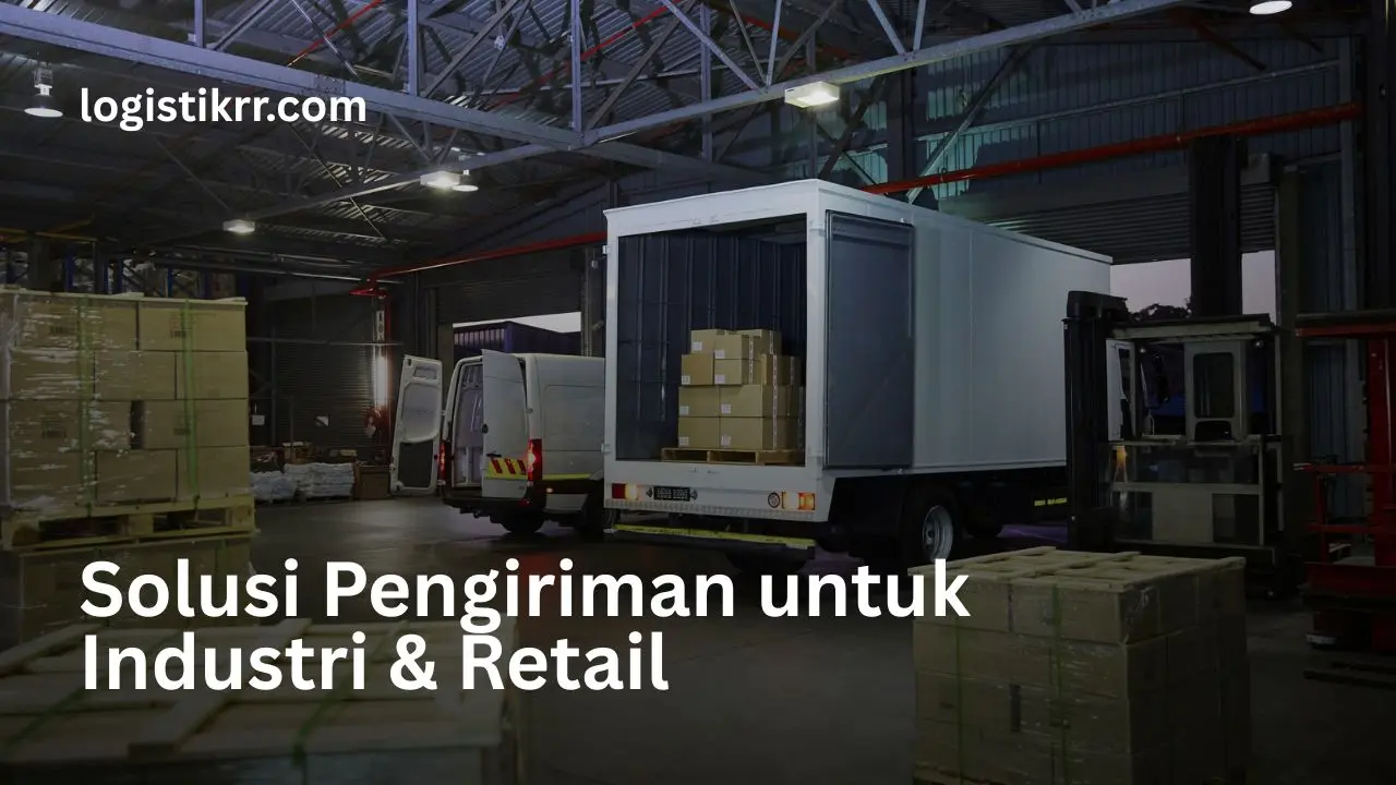 Layanan utama Logistik RR: truk pengiriman, gudang, dan tim logistik profesional