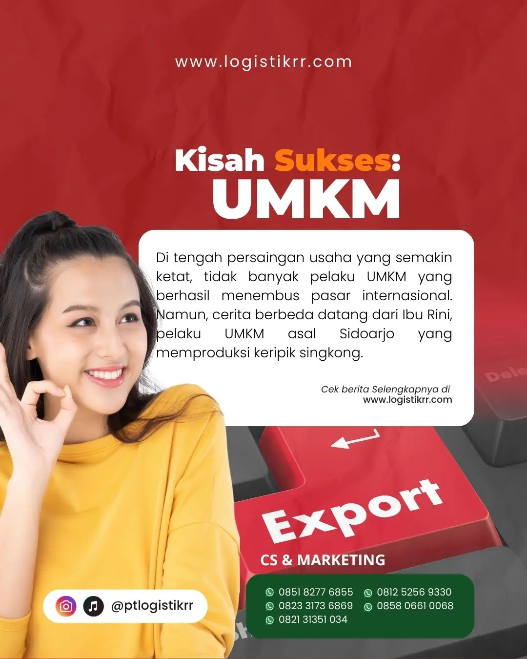 Ilustrasi tracking logistik