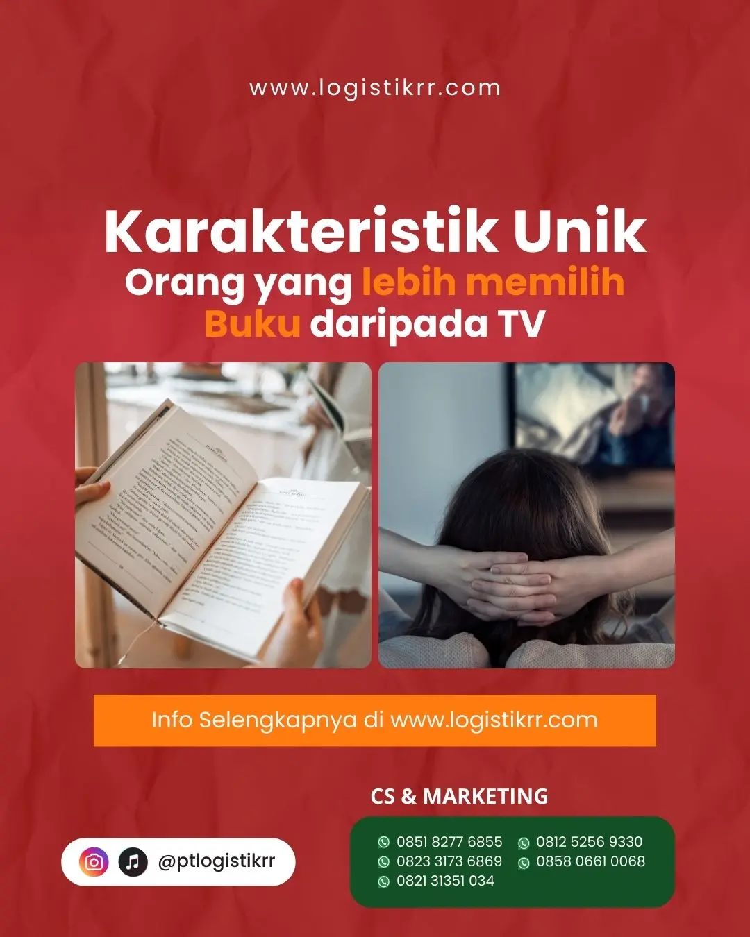 Karakteristik pembaca buku