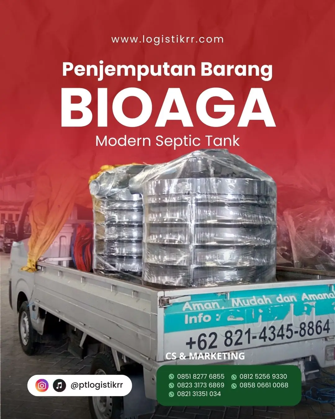 Pengiriman Bioaga dari Gresik