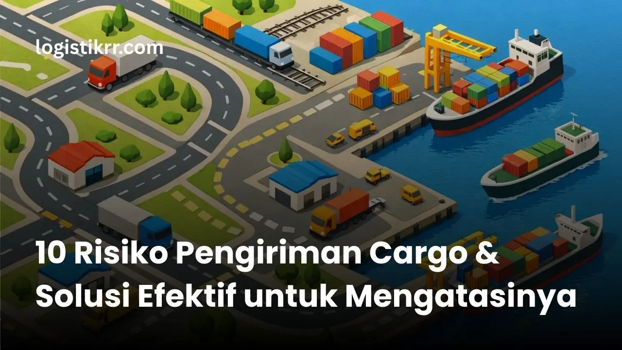Ilustrasi risiko pengiriman cargo dan solusi logistik