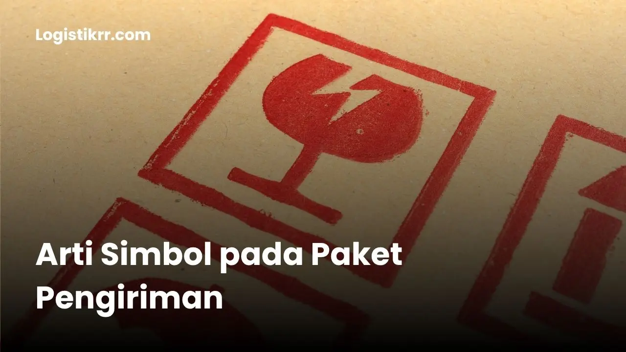 Koleksi simbol-simbol penting pada kemasan paket pengiriman