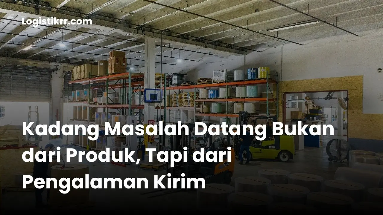 Ilustrasi pelanggan kecewa karena pengalaman kirim yang buruk - ekspedisi tidak tepat waktu